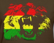 190x153 Night Crawler Clothing Rasta Lion Roar Women - Rasta Lion Painting