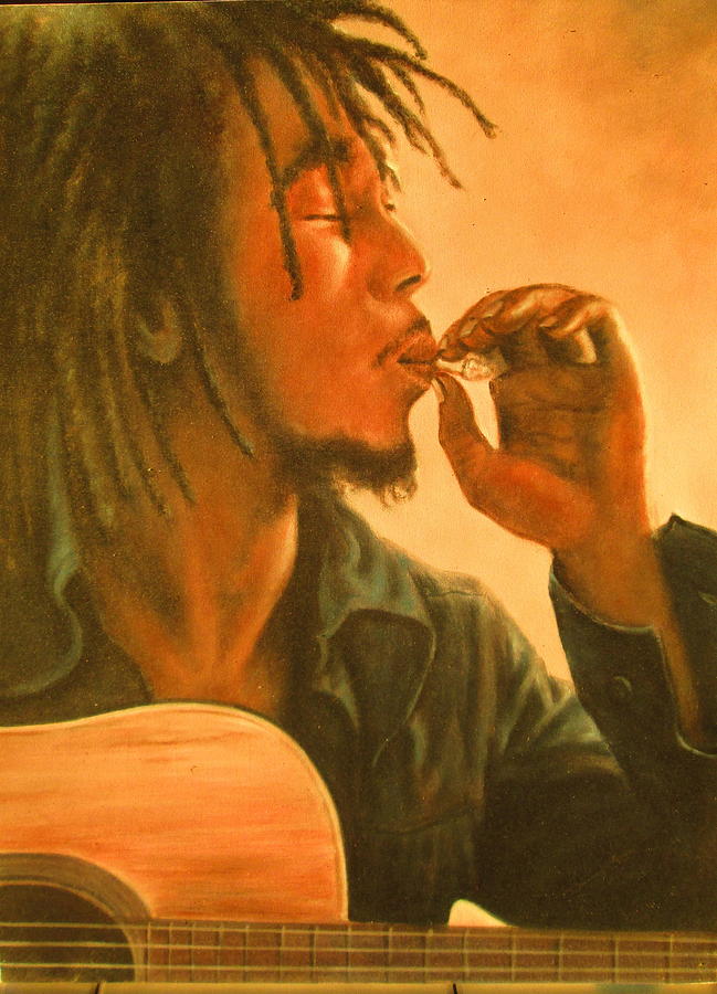 649x900 Rasta Man Painting By Aji - Rasta Painting