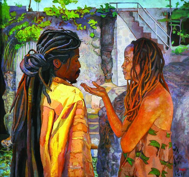 640x600 The Best Rasta Spiritual Art Images On The Bible - Rasta Painting