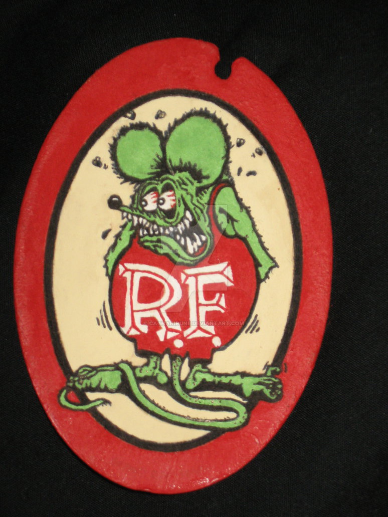774x1032 Rat Fink' Re Paint By Catharirune - Rat Fink Painting