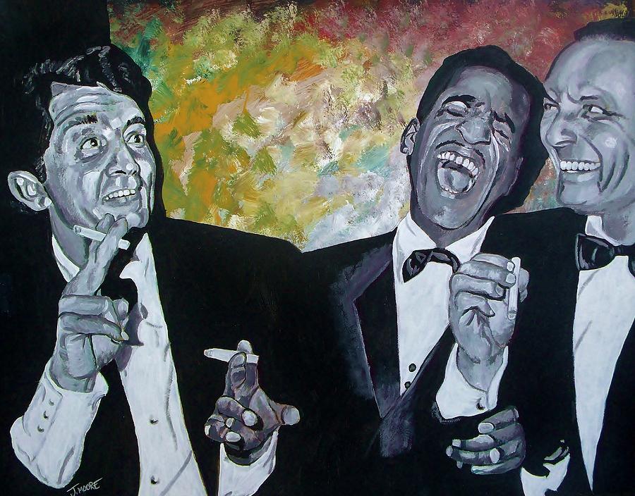 900x704 Rat Pack Painting By Jeremy Moore - Rat Pack Painting