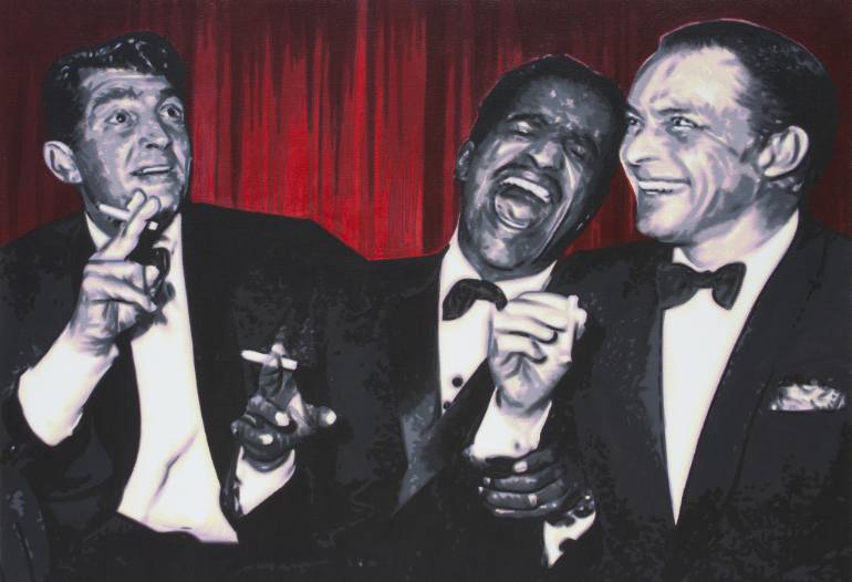770x526 Saatchi Art Rat Pack Painting By Sarah Hood - Rat Pack Painting