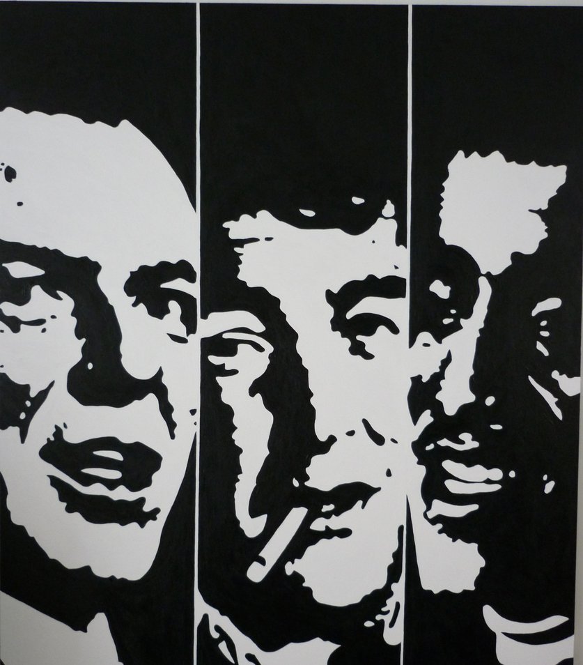 837x954 The Rat Pack By Lindagardner - Rat Pack Painting
