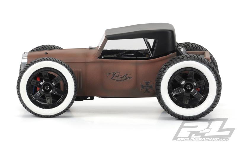 800x480 Pro Line 116 E Revo Rat Rod Clear Body, Requires Painting - Rat Rod Painting