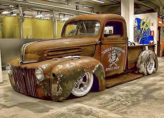 563x406 The 896 Best No Paint No Chrome No Problem Images - Rat Rod Painting