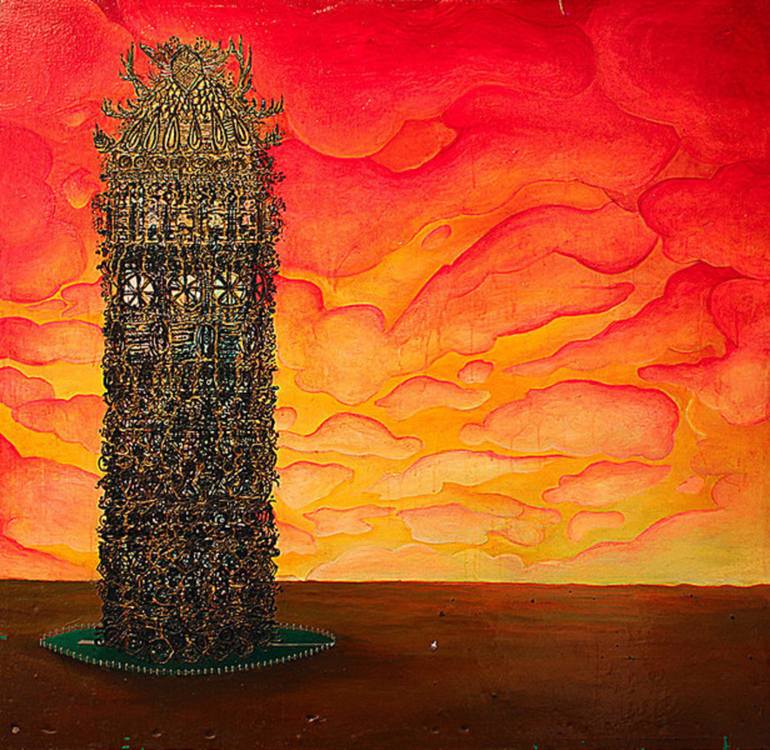 770x750 Saatchi Art Unemployment Painting By Li Raven - Raven Acrylic Painting