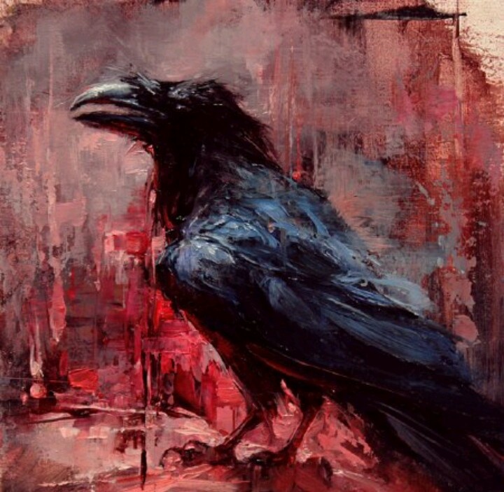 Raven Painting at PaintingValley.com | Explore collection of Raven Painting