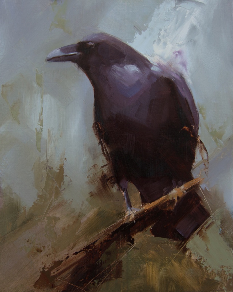 816x1024 More Raven Paintings - Raven Painting