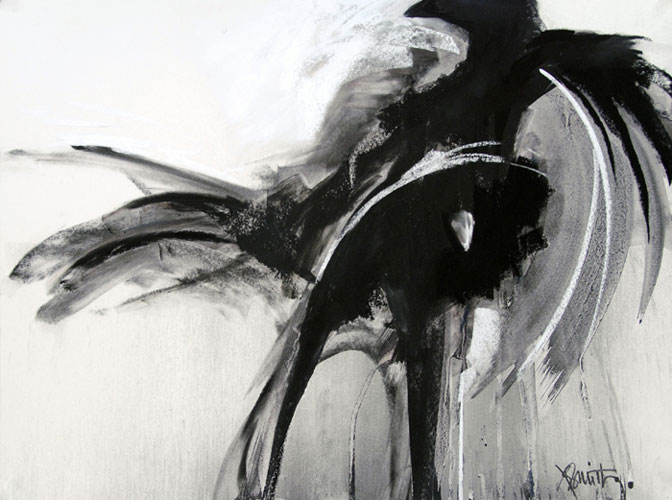 672x500 Raven And Crow Paintings In Pastel Or Encaustic Olympia Washington - Raven Painting