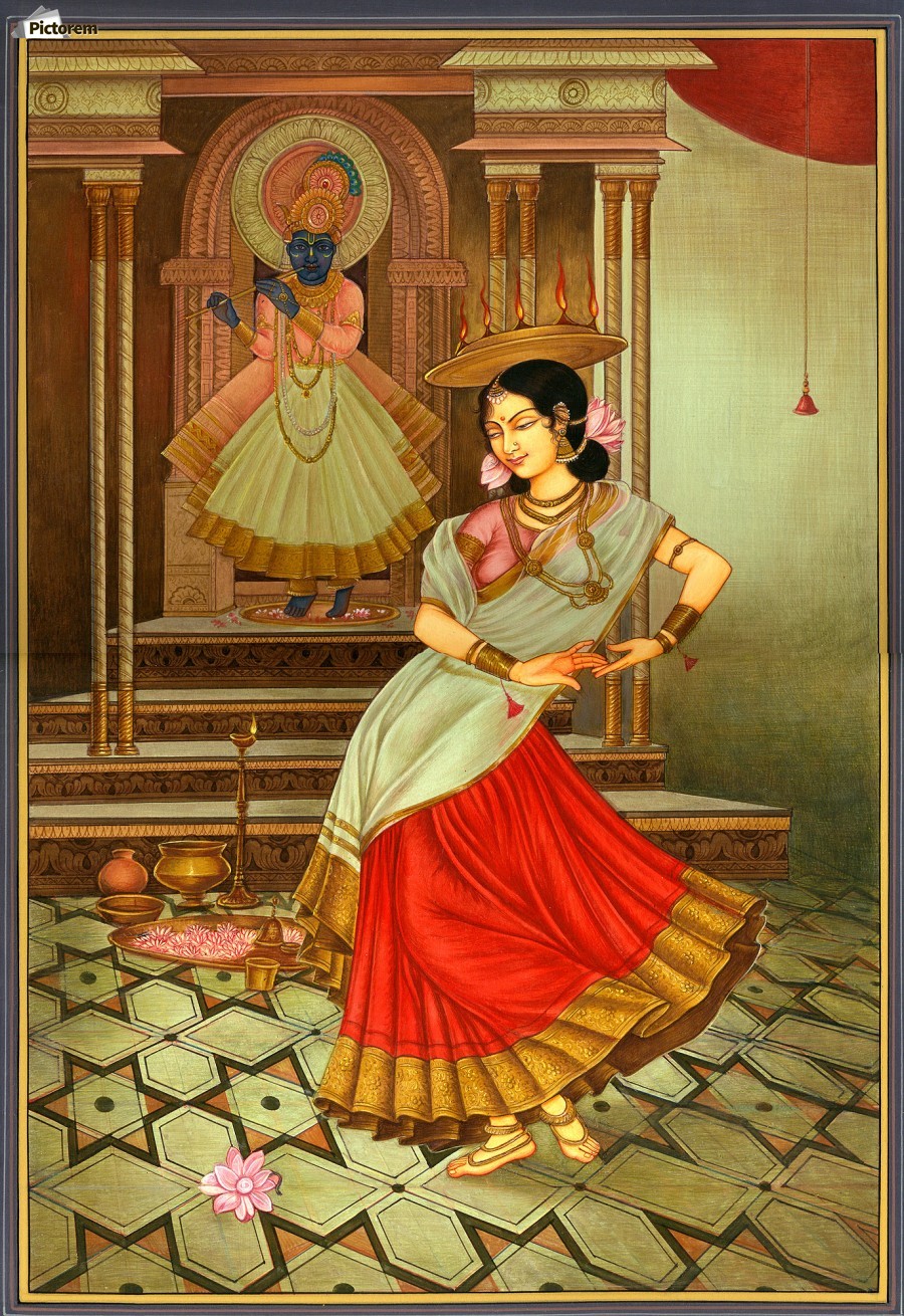 900x1310 Krishna Painting - Ravi Varma Painting