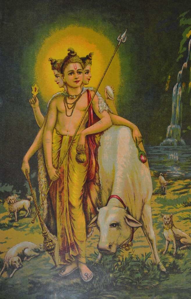657x1024 Shri Datt By Artist Raja Ravi Varma Illustration, Printmaking - Ravi Varma Painting