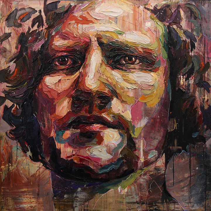 721x721 Multicolored Palette Knife Paintings Explore The Many Layers - Raw Painting