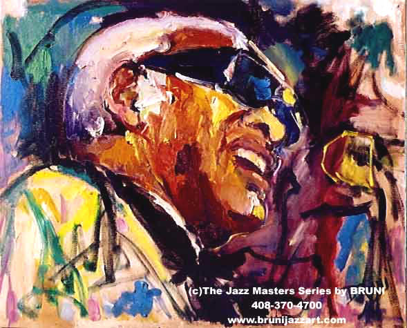 589x475 Ray Charles Painting Gallery, Bruni Gallery - Ray Charles Painting