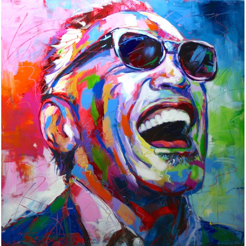 800x800 Ray Charles - Ray Charles Painting