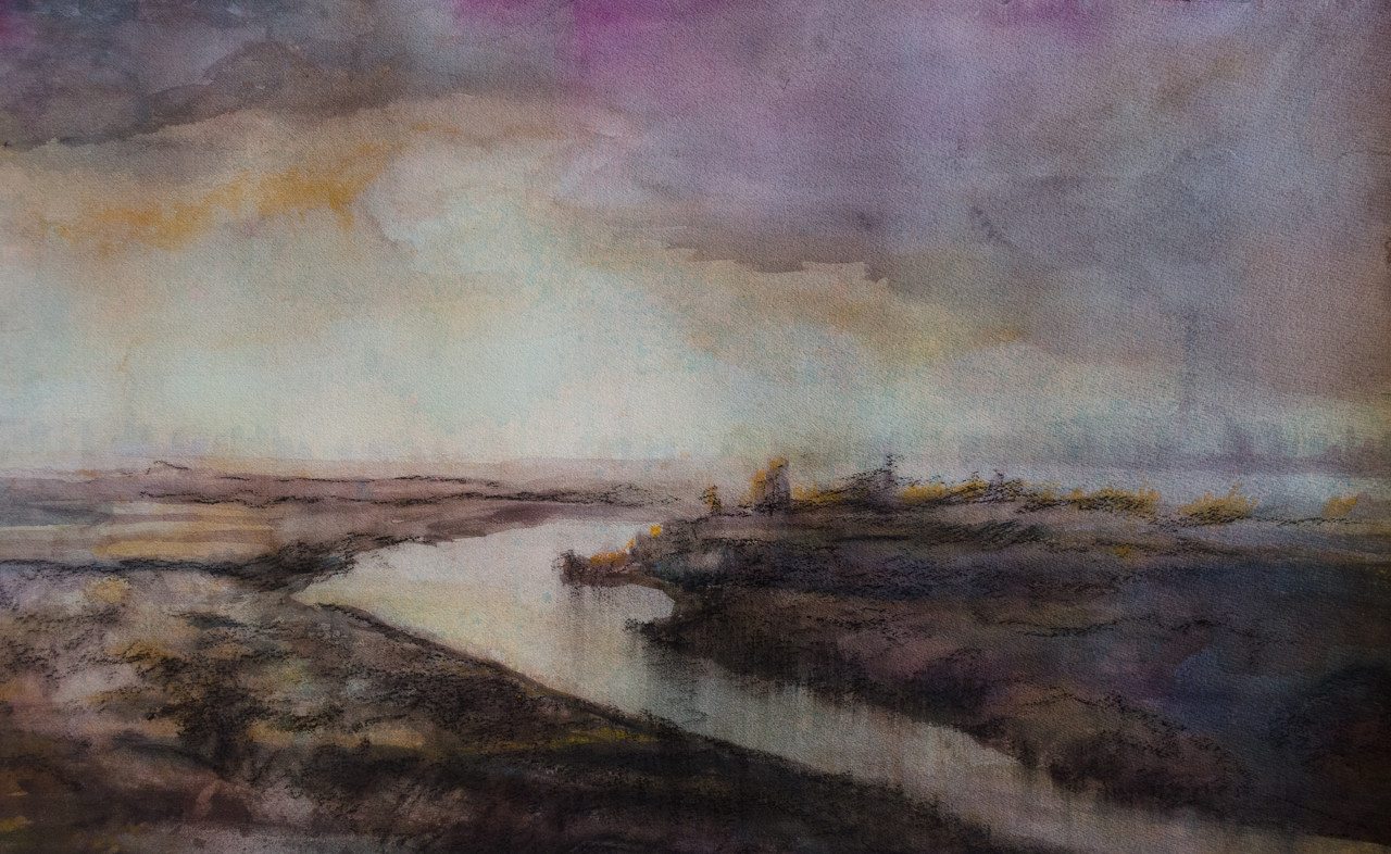 1280x786 Ray Of Light Sandra Rubel - Ray Of Light Painting