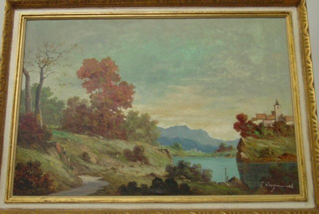 640x429 Oil Painting Signed A. Raymond - Raymond Painting
