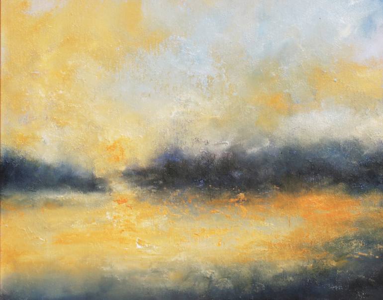 770x604 Saatchi Art Last Sun Rays Painting By Amparo Lopez Cruz - Rays Painting