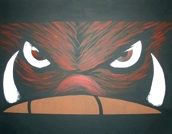 570x446 Wall Arts Razorback Wall Art Razorback Wall Art Small Rustic - Razorback Canvas Painting
