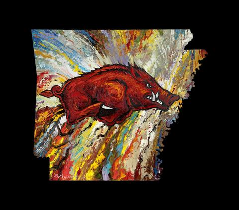 Razorback Painting