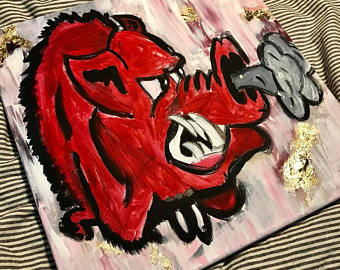 340x270 Razorback Painting Etsy - Razorback Painting