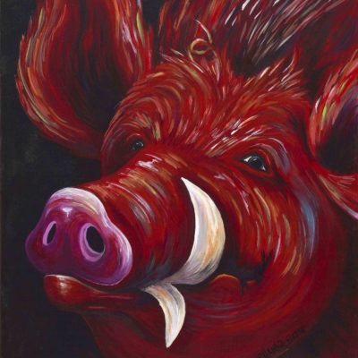 400x400 Razorbacks The Empowered Painter - Razorback Painting