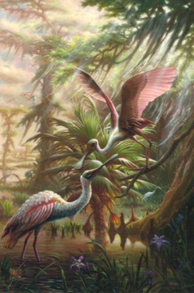 399x601 Scarlet Spring - Rc Davis Painting