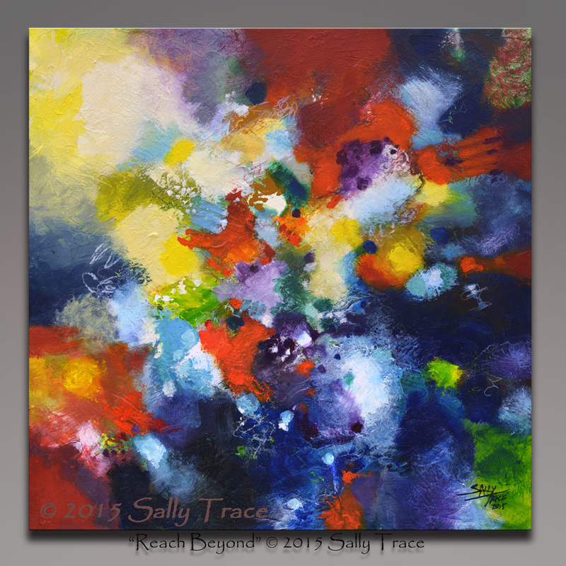 800x800 Reach Beyond, Original Abstract Painting - Reaching Painting
