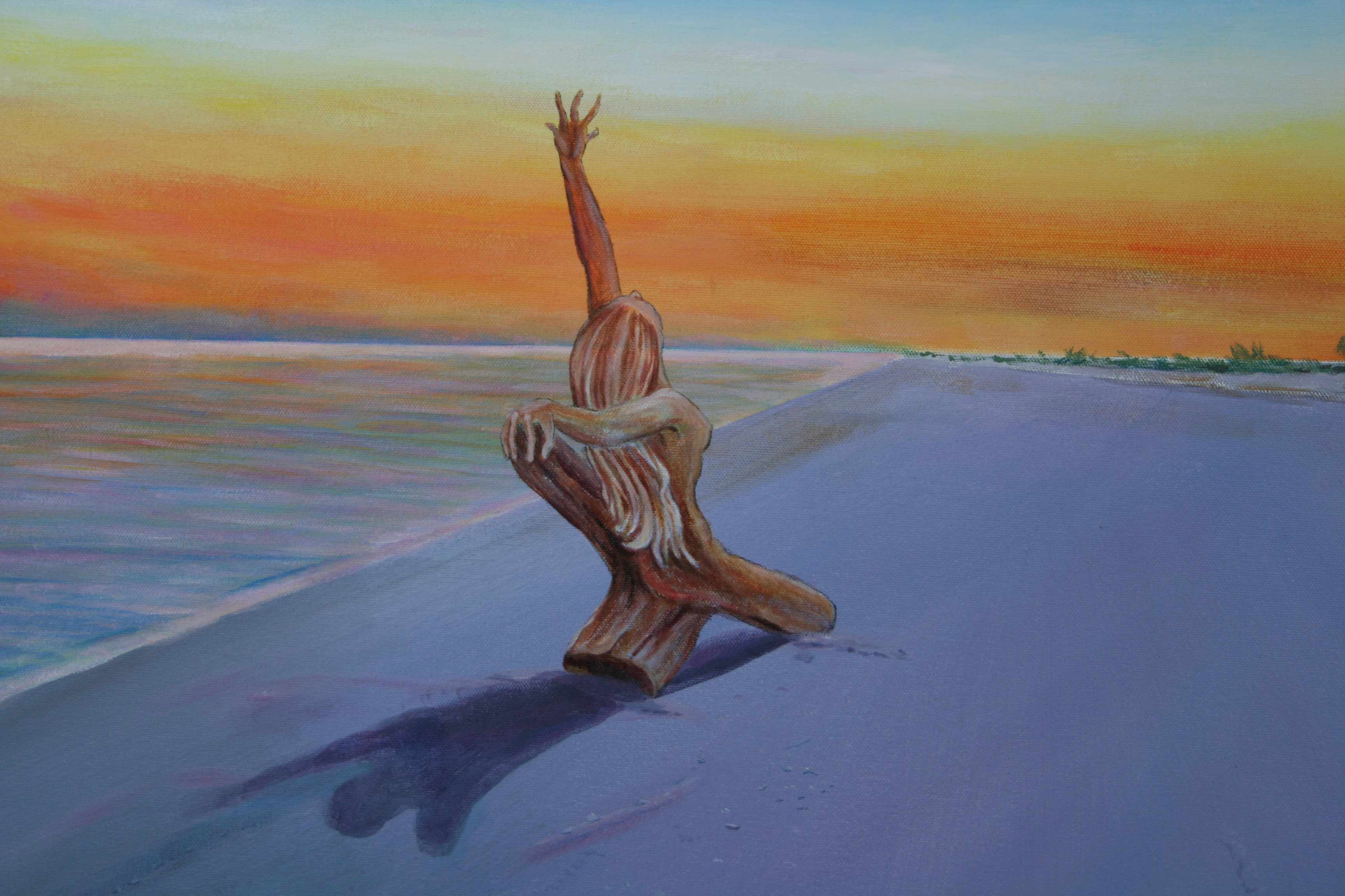 3456x2304 Reaching For The Sky - Reaching Painting