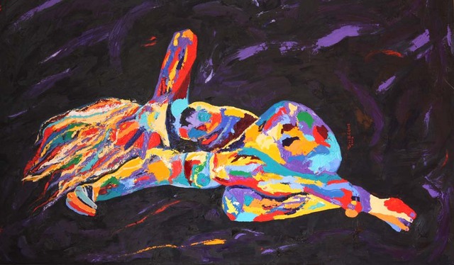 640x374 Terri Higgins Artwork I Stopped Reaching Out Because Nothing Was - Reaching Painting