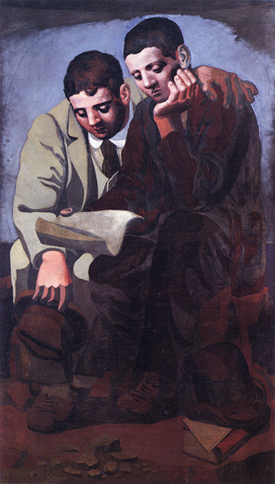 400x704 Reading The Letter By Pablo Picasso - Reading Painting