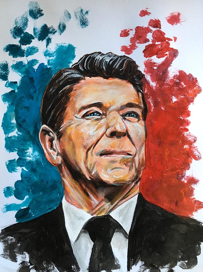 Reagan Painting at PaintingValley.com | Explore collection of Reagan ...