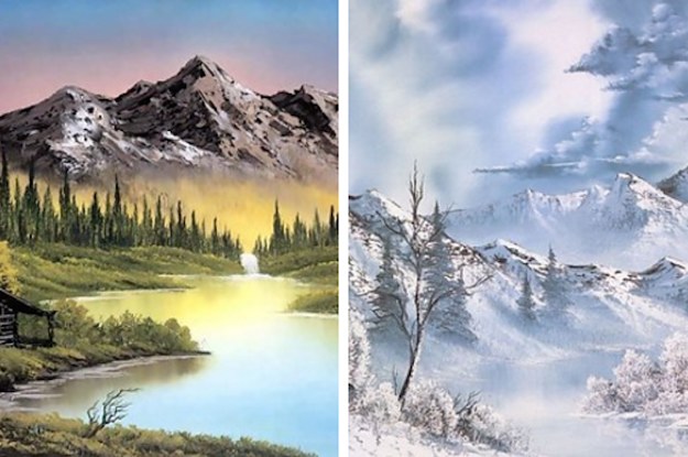 Real Bob Ross Painting at PaintingValley.com | Explore collection of ...