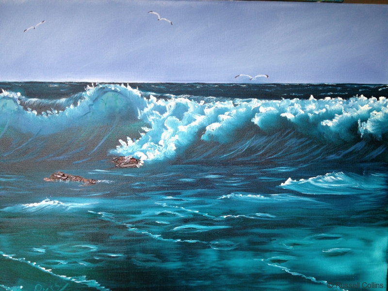 800x600 Bob Ross Lessons With Russell Collins - Real Bob Ross Painting