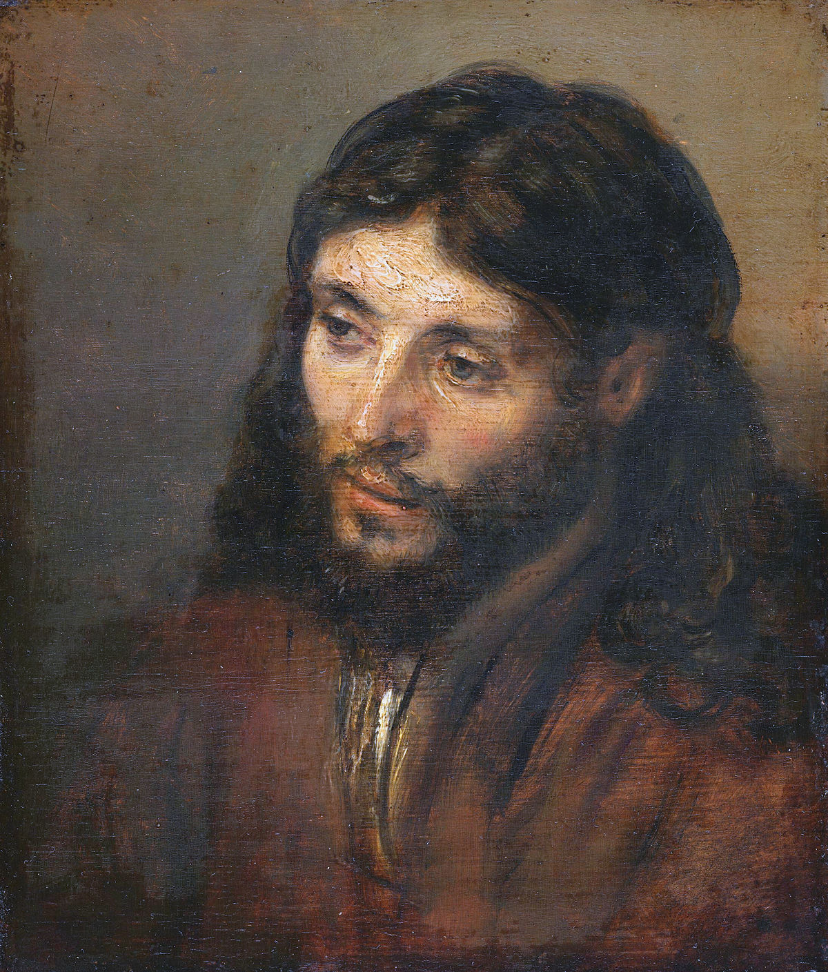 1200x1409 Head Of Christ (Rembrandt) - Real Face Of Jesus Painting