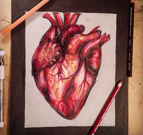 500x473 Iknowwhomygodis - Real Heart Painting