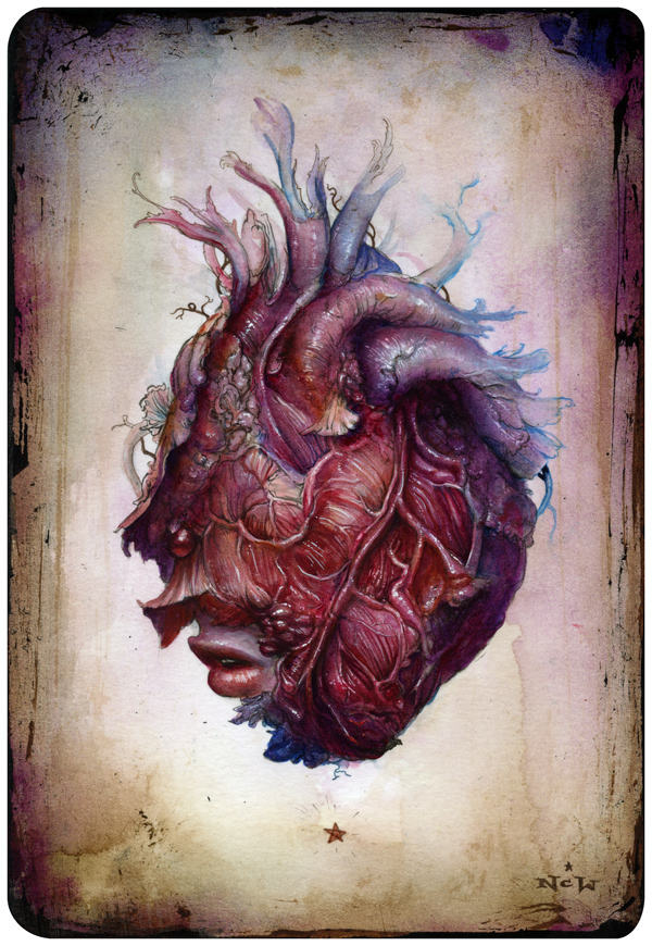 600x870 Original Painting For Sale. - Real Heart Painting