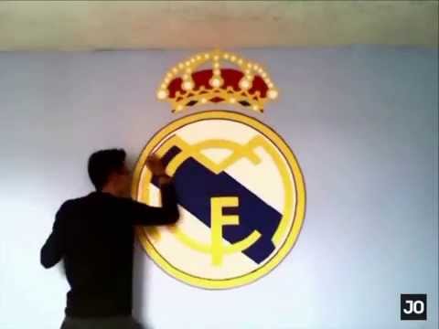 480x360 Real Madrid Logo Speed Drawing Jo Videos - Real Madrid Logo Painting