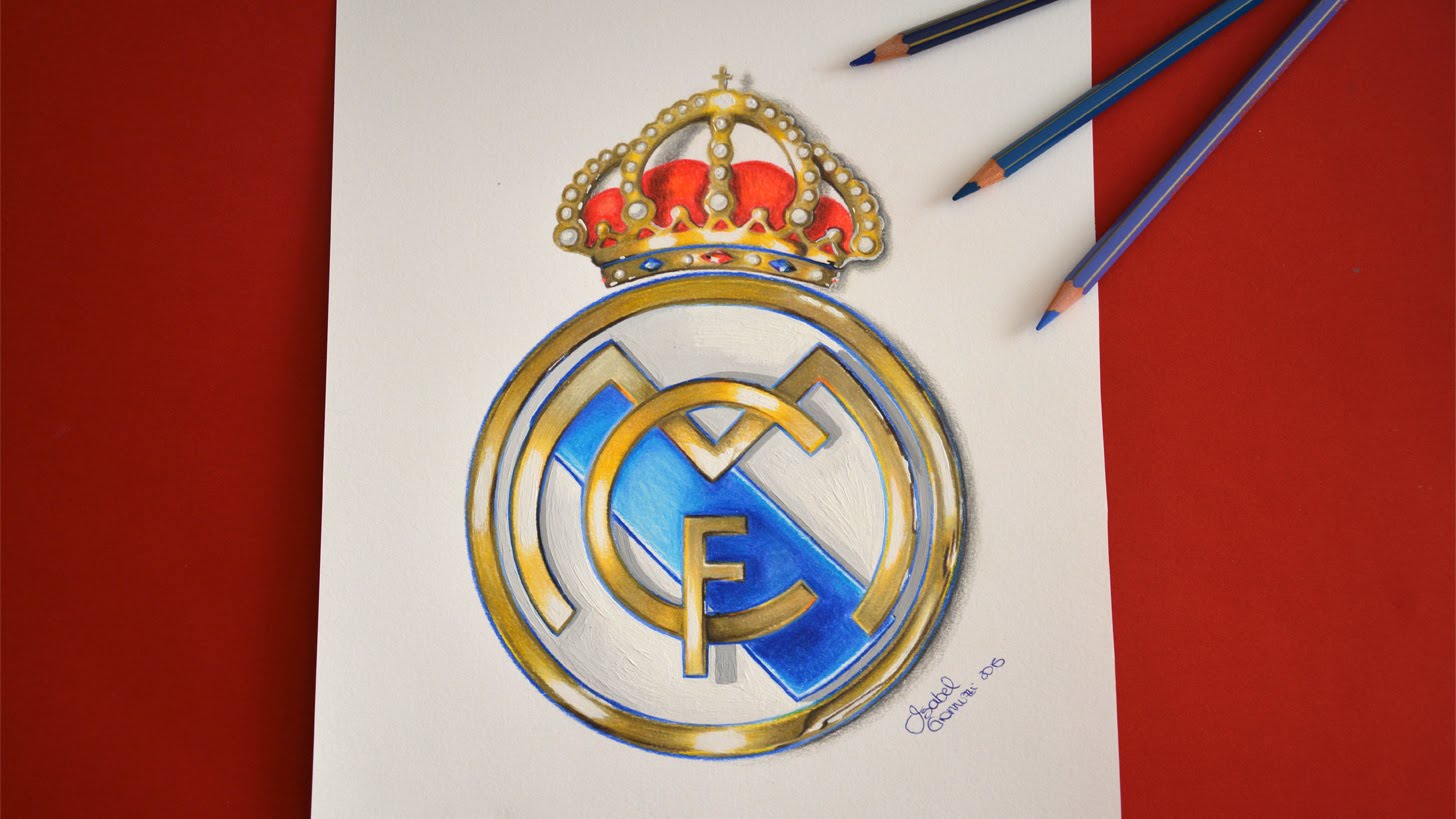 Эмблема Реал Мадрид рисунок
