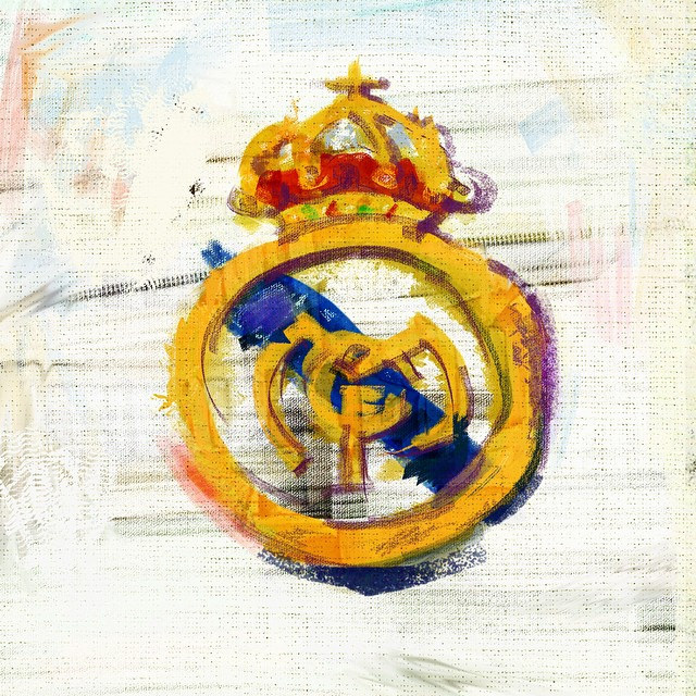 640x640 ! - Real Madrid Logo Painting