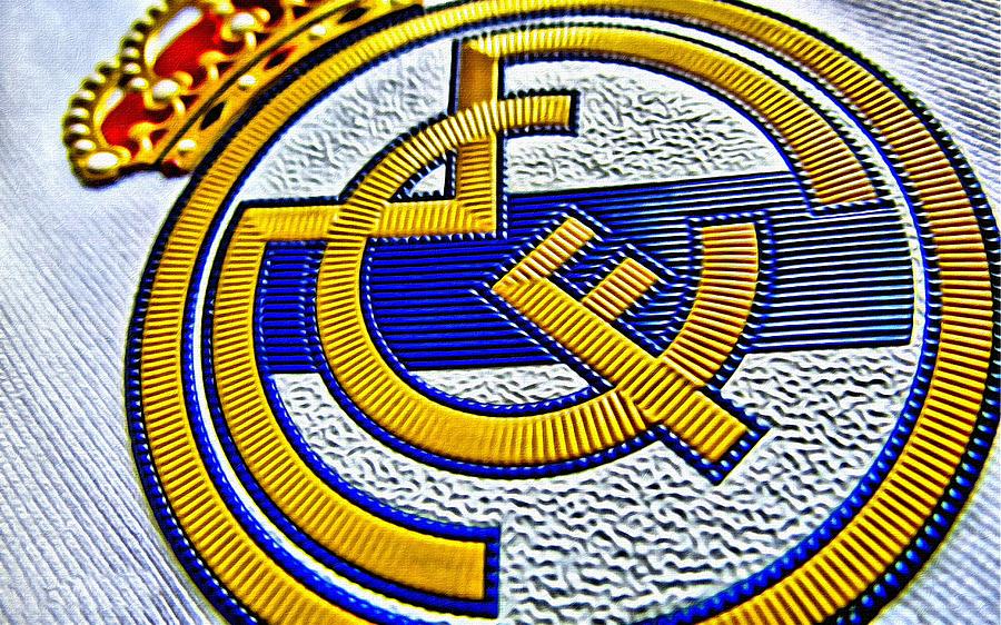 900x562 Real Madrid Poster Art Painting By Florian Rodarte - Real Madrid Painting
