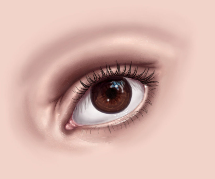 900x749 Realistic Eye Painting Study By Catburglar002 - Realistic Eye Painting