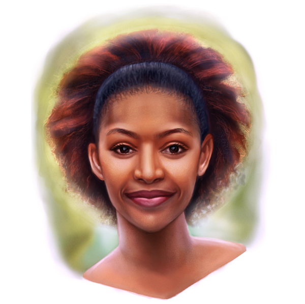 600x597 How To Paint Realistic Skin In Adobe Photoshop - Realistic Face Painting