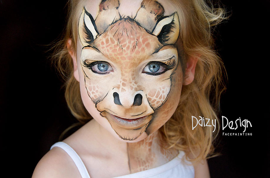 915x604 New Zealand Artist Turns Children's Faces Into Fantastic Creatures - Realistic Face Painting
