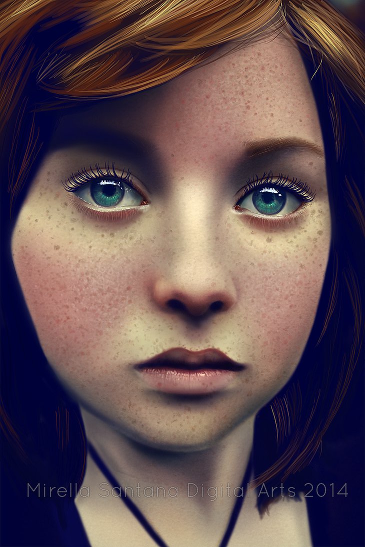 730x1095 Practice Of Painting - Realistic Face Painting