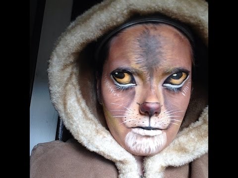 480x360 Realistic Lion Face Paint Tutorial - Realistic Face Painting