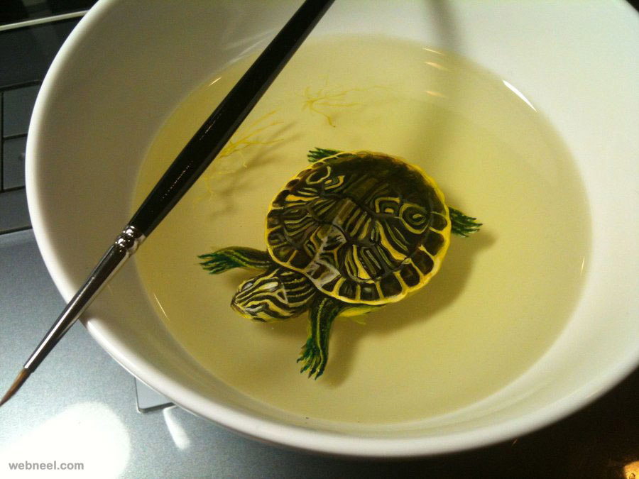 900x675 Realistic Fish Painting By Keng Lye 10 - Realistic Fish Painting