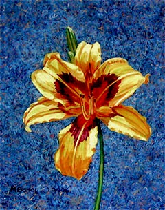 240x304 Realistic Flower Lilly Mary Baker - Realistic Flower Painting