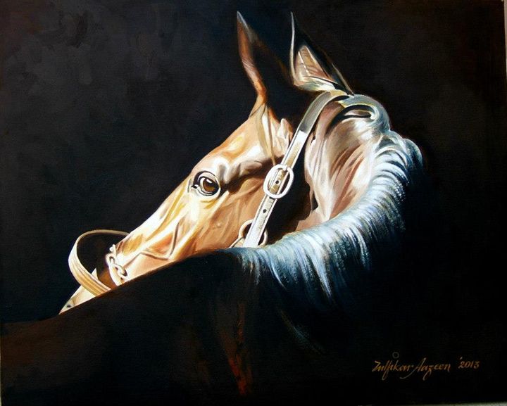 720x577 Realistic Horse Painting - Realistic Horse Painting