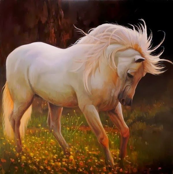 600x605 Realistic Horse Painting - Realistic Horse Painting