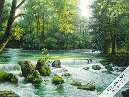 529x400 Oil Painting Landscape Pictures Realistic Landscape Canvas - Realistic Landscape Painting